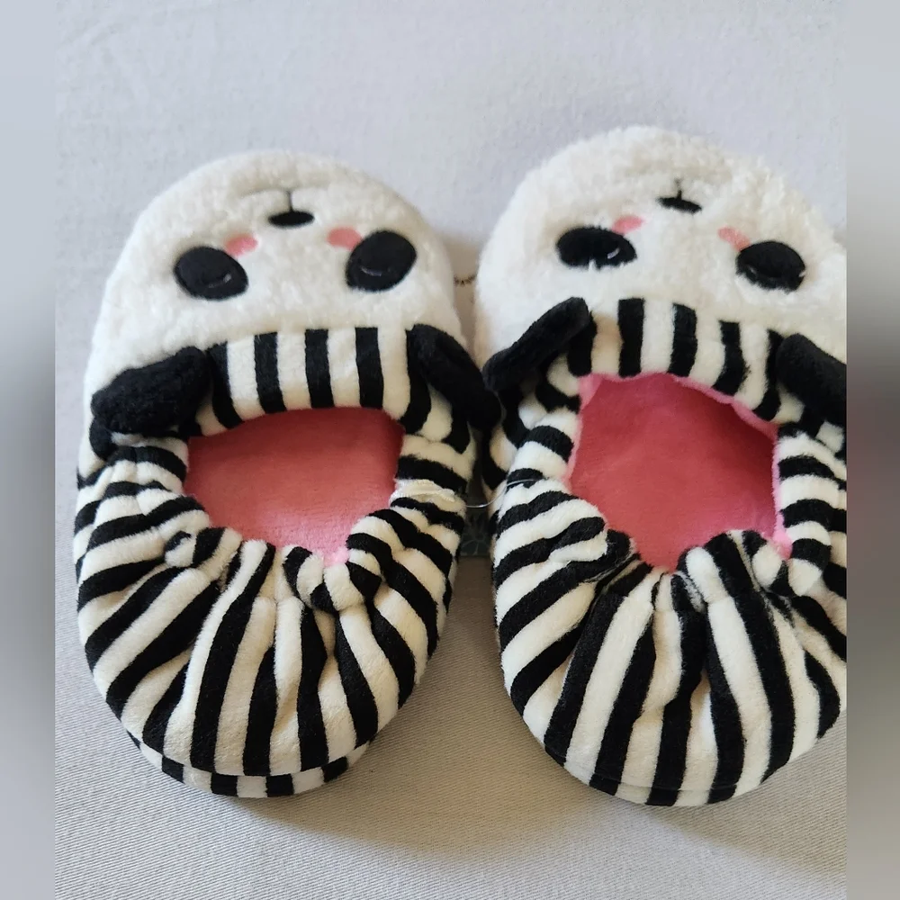 Toddler Girls Closed Back Panda Slippers
